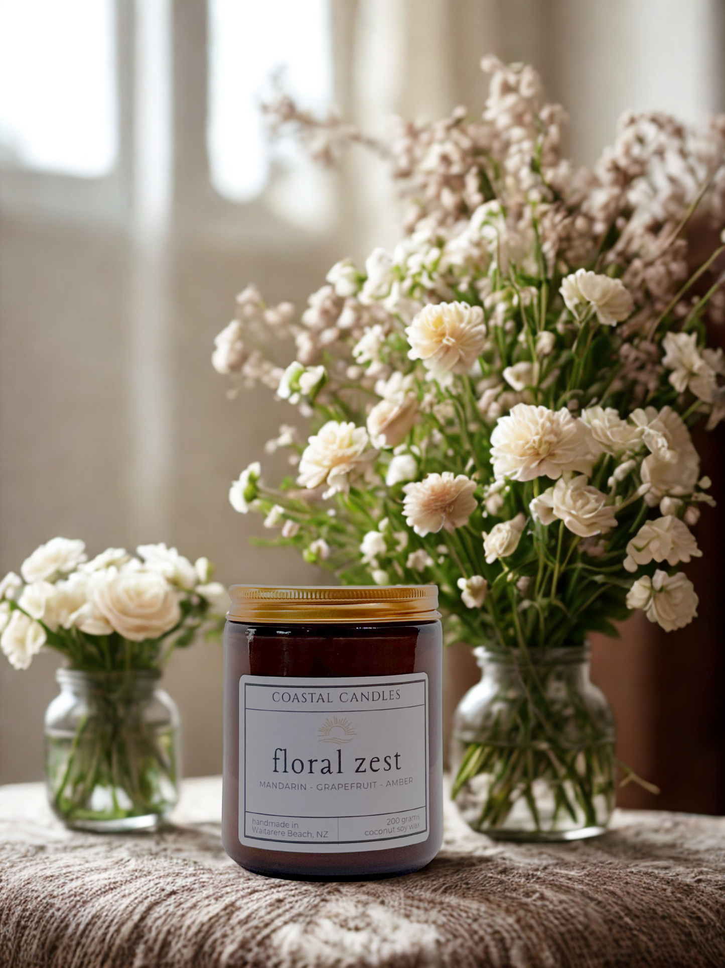 Floral Zest Scented Candle